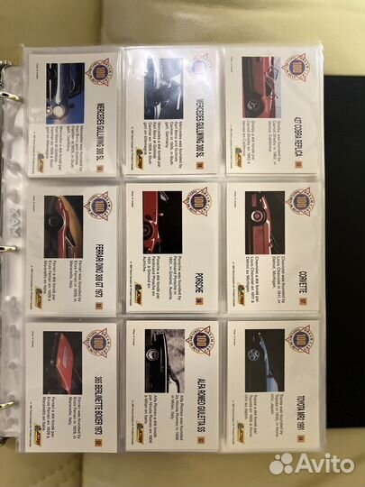 Коллекционные карты Автомобили мечты Dream Cars