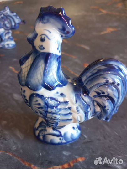 Гжель пара статуэток