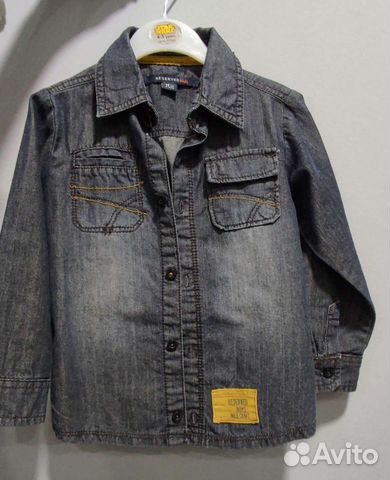 Джинсовая рубашка reserved