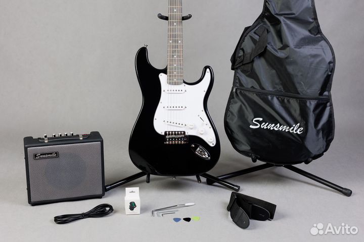 Набор Электрогитара + Усилитель + Аксессуары 8 в 1