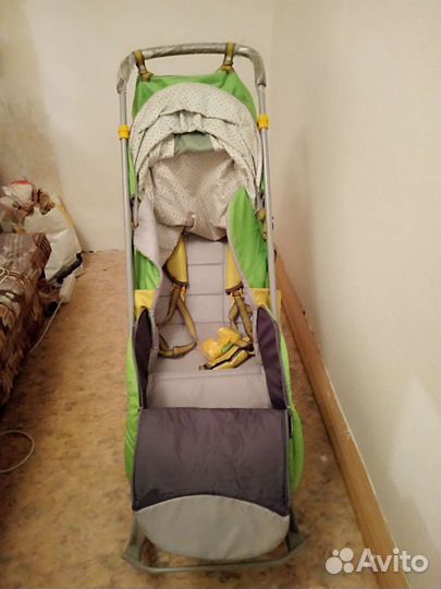 Детские санки с колесами