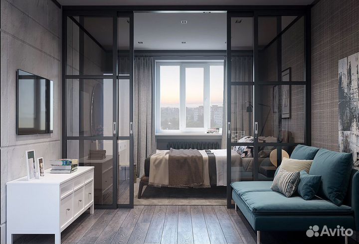 Двери купе перегородка