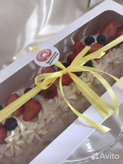 Меренговый рулет