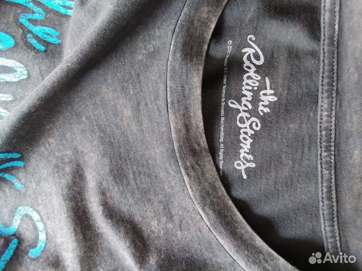 Metallica The Rolling Stones футболка -мерч