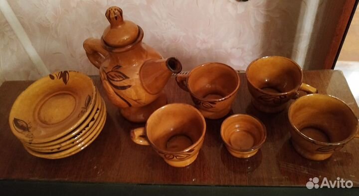 Набор глиняной посуды СССР цена за все