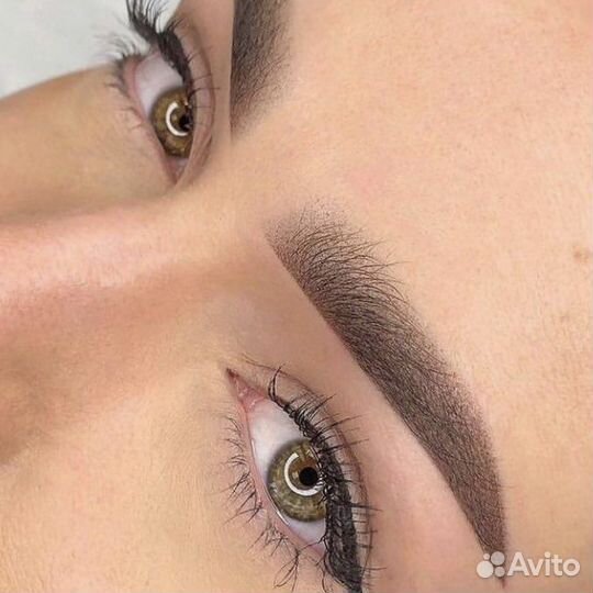 Перманентный макияж бровей губ и век татуаж