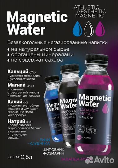 Напитки Magnetic Water