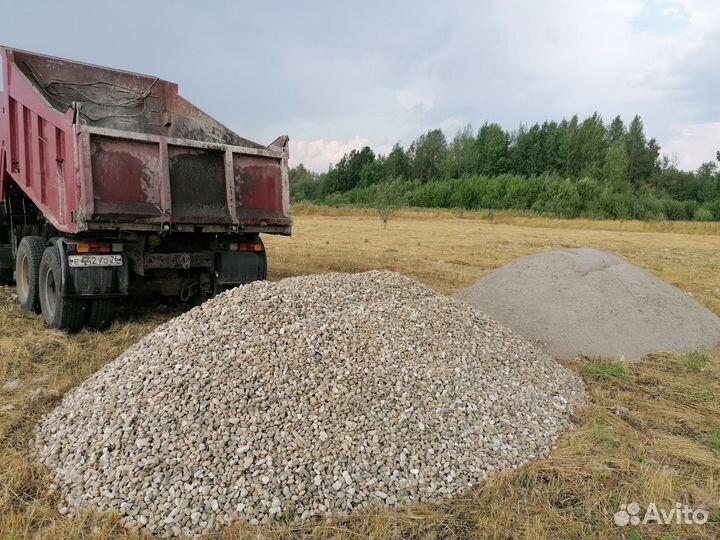 Песок речной карьерный щебень доставка