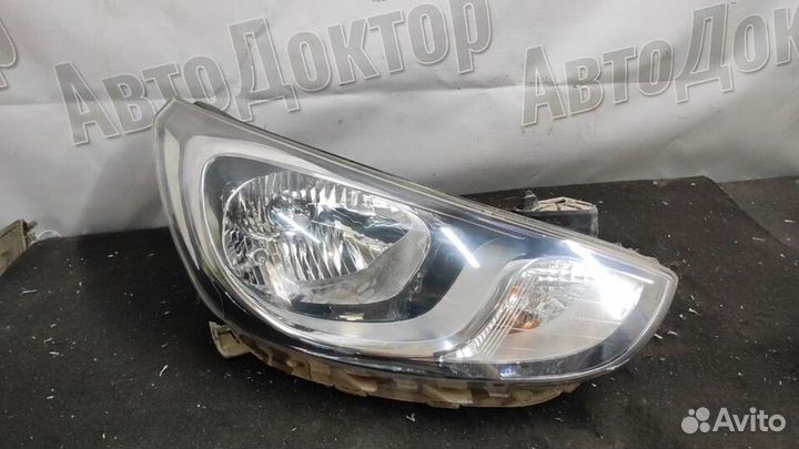 Фара передняя левая Hyundai Solaris 1