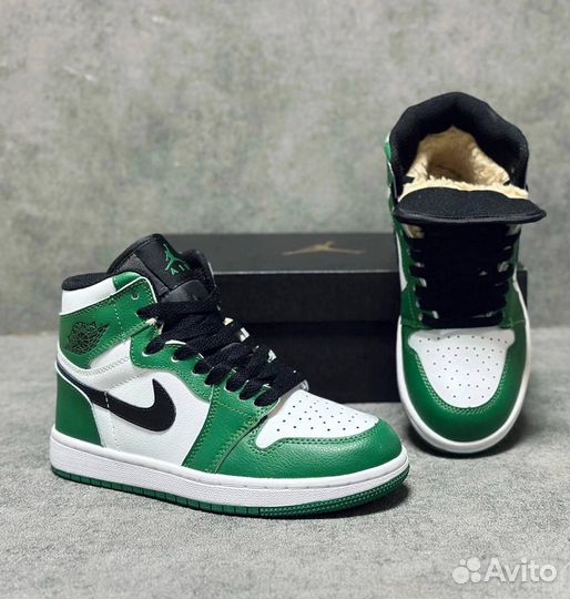 Кроссовки зимние Nike air jordan