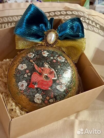 Елочные игрушки ручной работы авторские