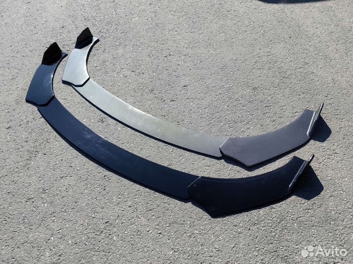Сплиттер губа переднего бампера