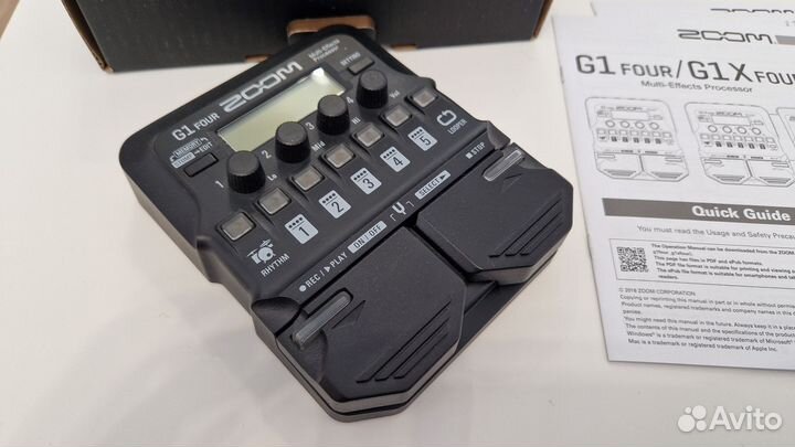 Zoom g1 four гитарный процессор