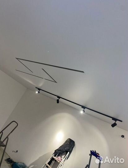 Потолок натяжной/установка