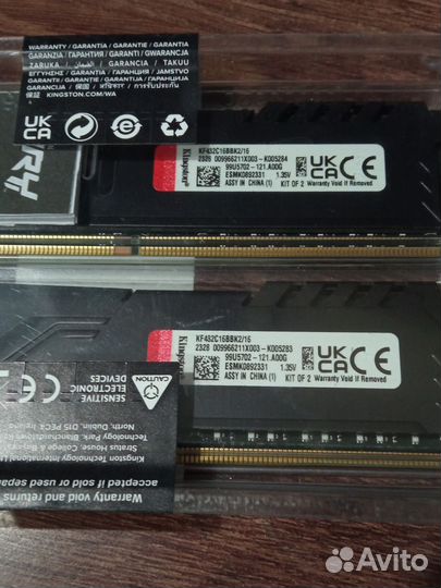 Новая оперативная память ddr4 16gb 3200 fury