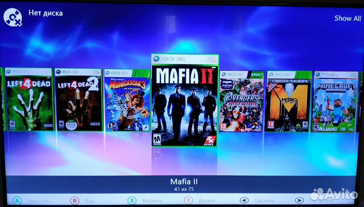 Xbox 360S 500gb + 90 игр