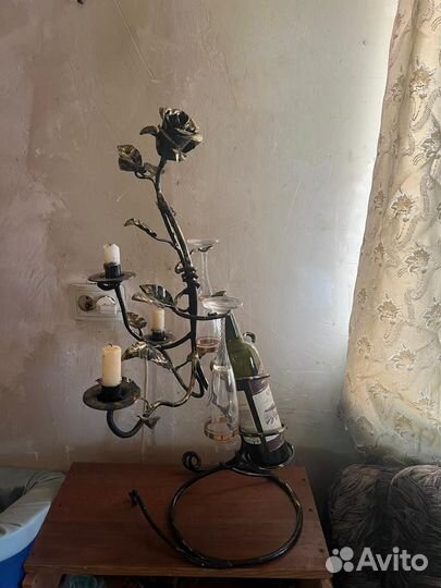 Держатель для бутылки фужеров