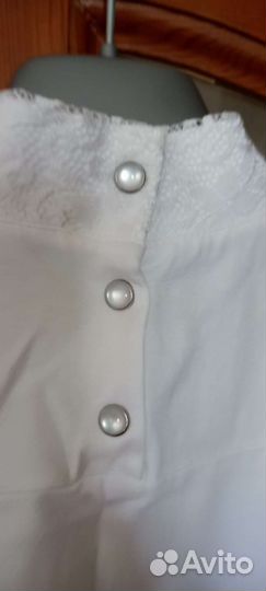 Блузка белая школьная