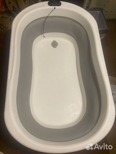 Ванночка для купания складная с матрасиком