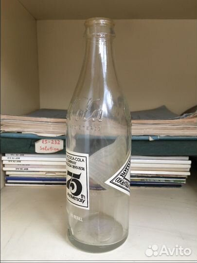 Кока кола бутылка 75th Anniversary coca-cola Bottl
