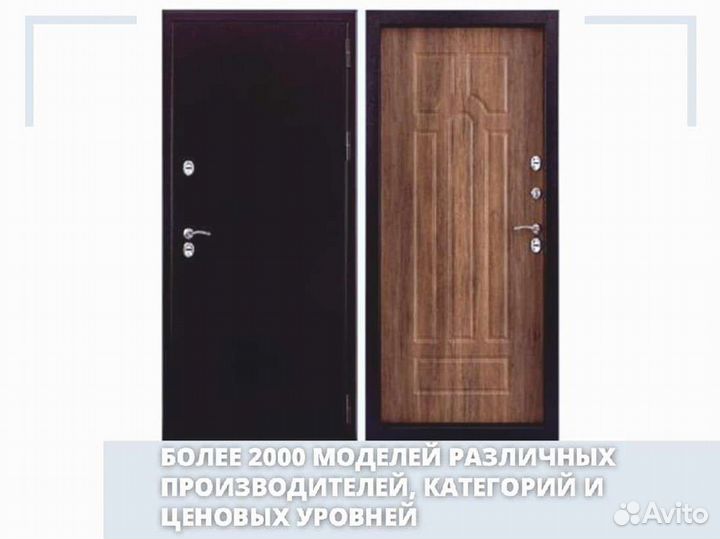 Входная дверь Урал мп с отделкой панель