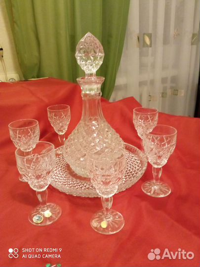 Хрустальный сервиз Чехия