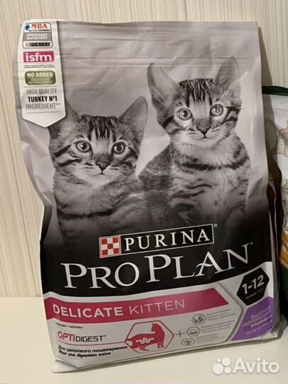 Сухой корм для котят pro plan 3кг