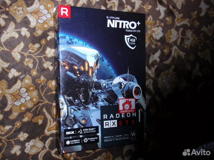 Видеокарта Sapphire 11266-14-20G, RX 570, 4гб, GDD