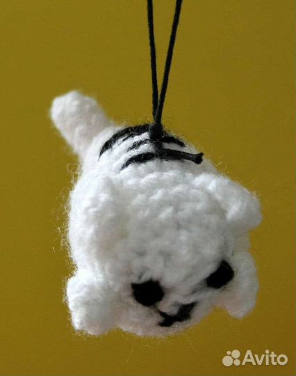 Котёнок Игрушка вязаная