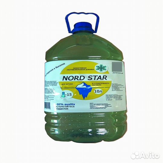 Противоморозная добавка в бетон nord star 10 л