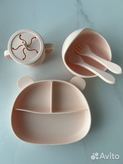 Секционная тарелка детская на присоске