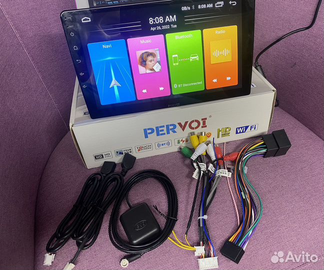 Автомагнитола Android12.4/64.Wi-Fi.GPS