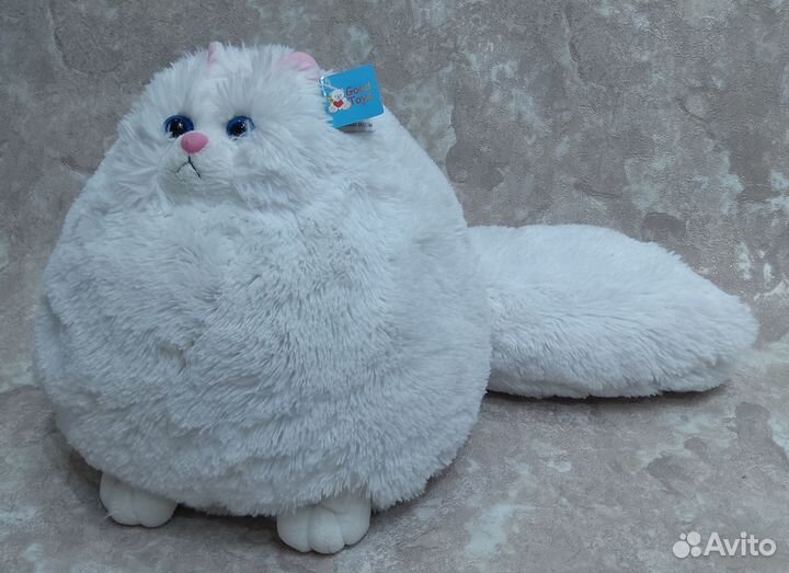 Кот круглый - мягкая игрушка