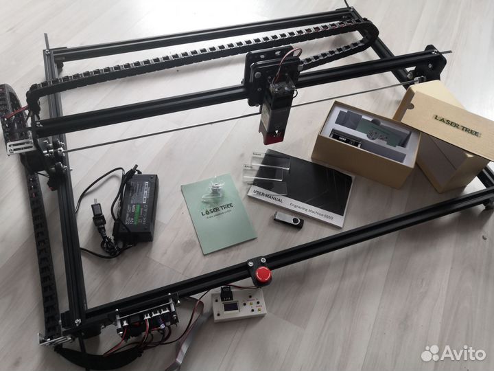 Лазерный гравер 650 на 500 40w