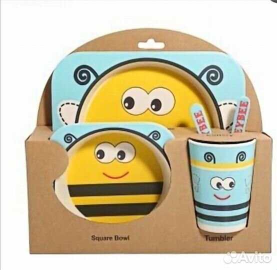 Детская эко посуда