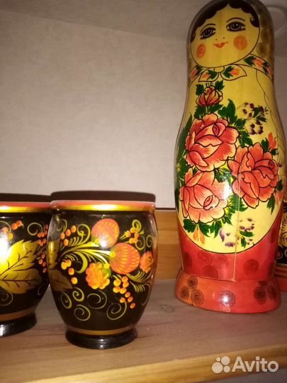 Посуда хохлома