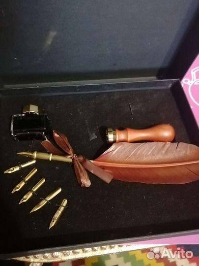 Перо чернила набор