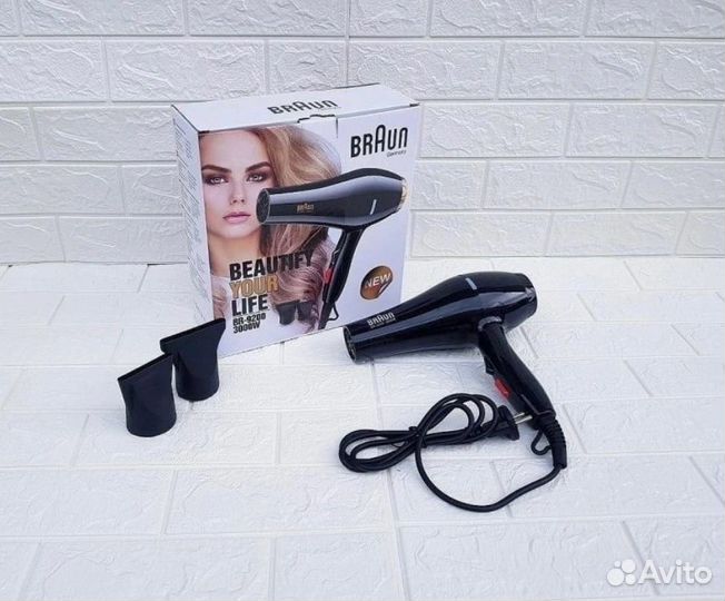 Фен/Braun/3000W/для волос