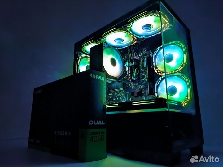 Новый игровой пк Ryzen 7 / RTX 4060