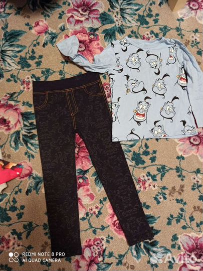 Вещи на девочку на рост 116