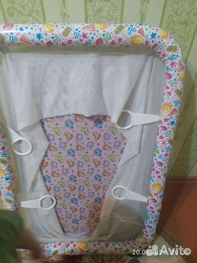 Манеж детский складной,б/у