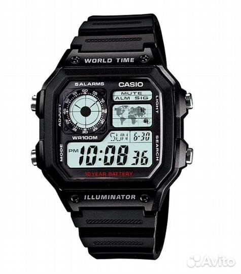 Мужские часы Casio AE-1200WH