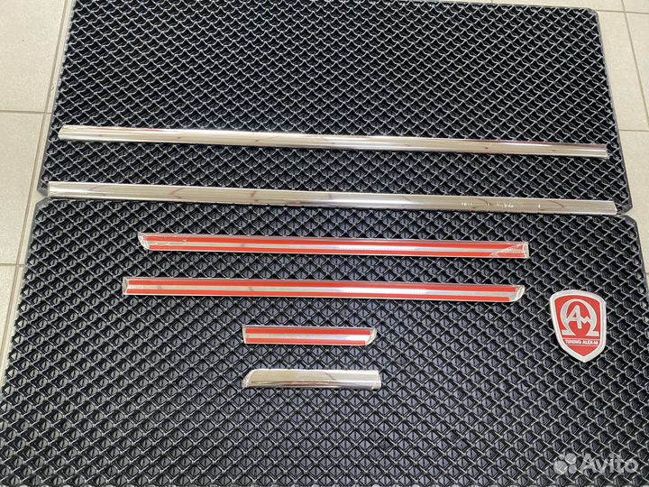 Накладки на двери молдинги BMW E46