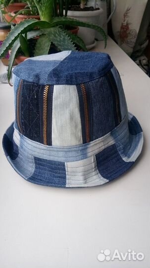 Шляпка женская джинсовая