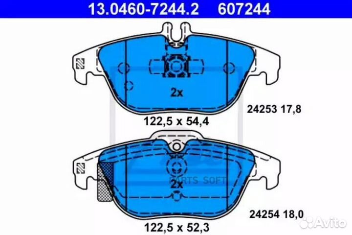ATE 13046072442 13.0460-7244.2 FDB19801305 00 0054
