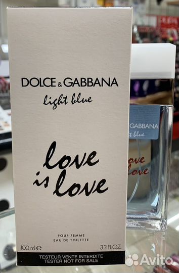 D&G Light Blue Love is love туалетная вода