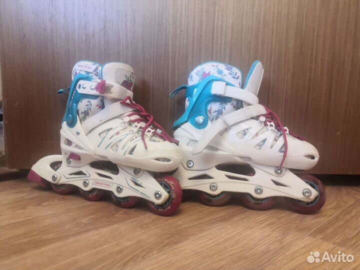Роликовые коньки для девочки Reaction размер 32-35
