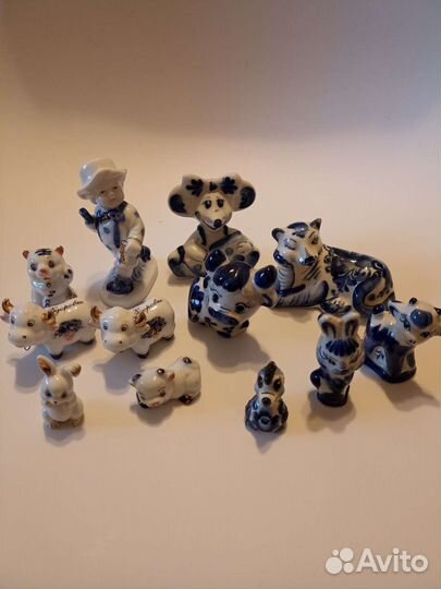 Гжель фигурки