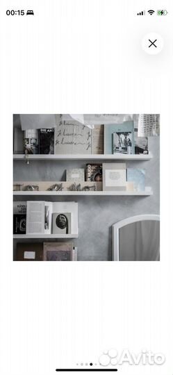 Полка икеа мосслэнда 115 см