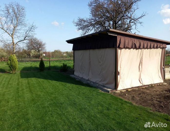 Шторы для веранды/шторы в беседку/кафе